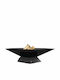 Kratki Firepit Black 69.5x60.2x18cm