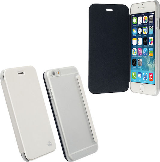 Krusell Flip Cover Book Δερματίνης Λευκό (iPhone 6/6s)