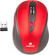 NGS Evo Mute Wireless Ergonomic Mouse Red