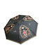 Chanos Kids Compact Umbrella Santoro London Gorjuss Autumn Leaves Black
