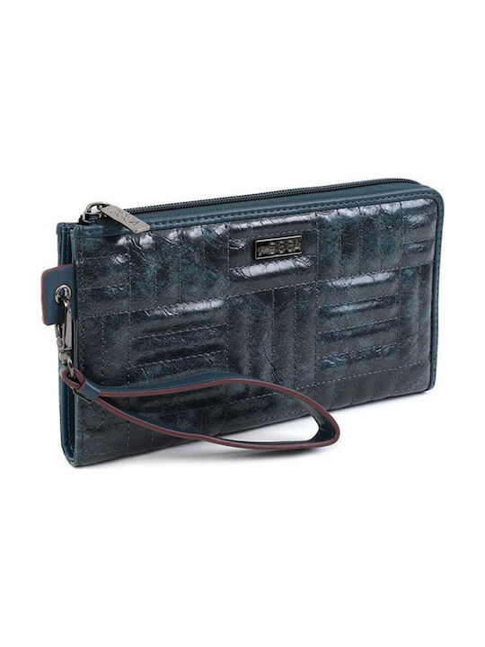 Doca Large Women's Wallet Blue