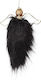 Espiel Illuminated Christmas Figure Cherub Black Height 19cm