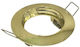 Eurolamp Rund Metallisch Einbau Spot mit Fassung GU10 PAR16 Gold 8x8cm.