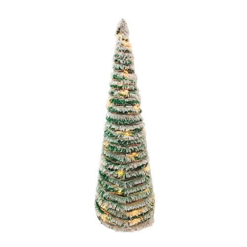 Christmas Decorative Illuminated Tree Cone 60cm IP20 Battery Green