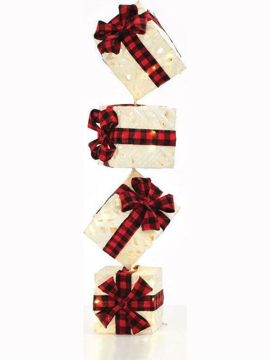 Aca Illuminated Christmas Figure Box White Height 85cm