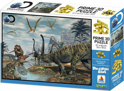 Δεινόσαυροι σε Λίμνη Puzzle 3D 500 Stücke