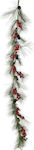 Iliadis Christmas Garland Red 180cm 1pc