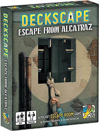 Board Game Deckscape: Escape from Alcatraz for 1-6 Players 12+ years Da Vinci Games