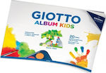 Giotto Drawing Pad Album Kids A4 20 Φύλλα A4 21x29.7cm 20 Sheets