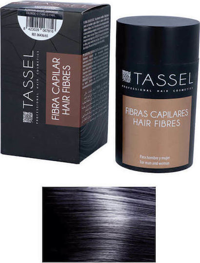 Tassel Hair Building Fibers Hair Fibres Black 22gr