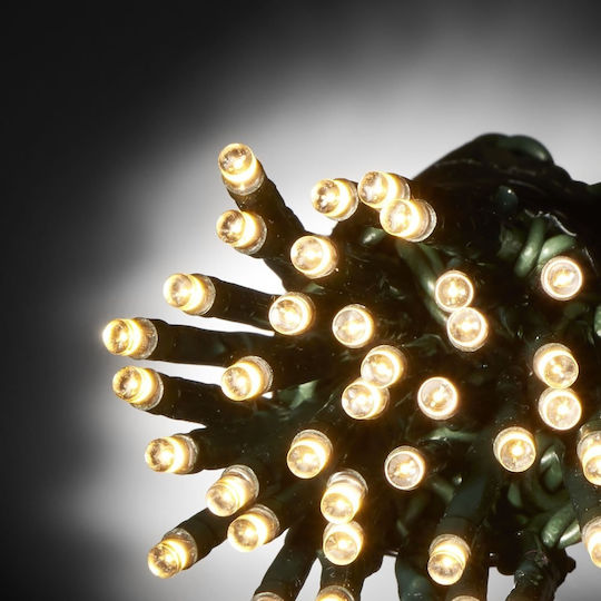 200 Lights LED 13m. Warm White in String 1pcs