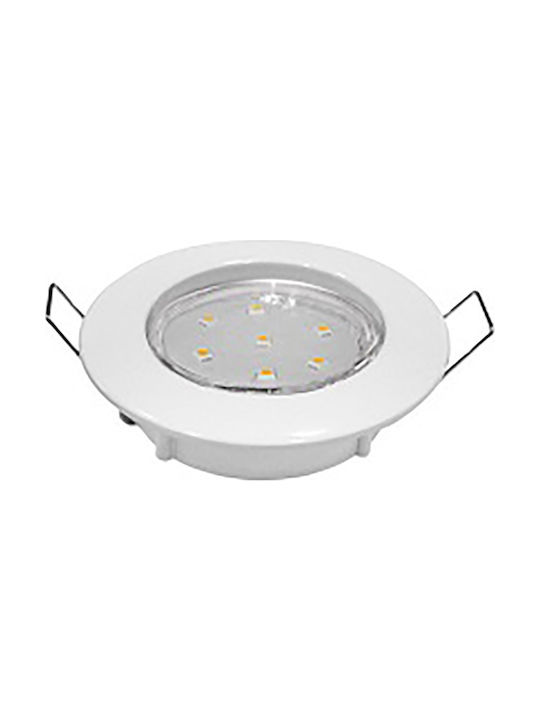 Adeleq Outdoor Ceiling Spot GU10 12W 6200K in White Color 21-1210