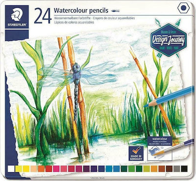 Staedtler Watercolour Pencils Ξυλομπογιές Ακουαρέλας 24τμχ