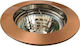 Eurolamp Round Metallic Recessed Spot with Integrated LED and Natural White Light MR16 Adjustable Copper 8.3x8.3cm. 1pcs
