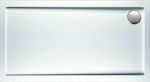 Sirene Extra Flat Ορθογώνια Ακρυλική Ντουζιέρα 140x70cm Λευκή