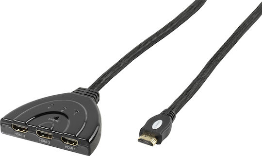 Vivanco 3 Inputs/1 Output HDMI Switch 47079