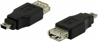 Powertech Μετατροπέας mini USB male σε USB-A female (CAB-U141)