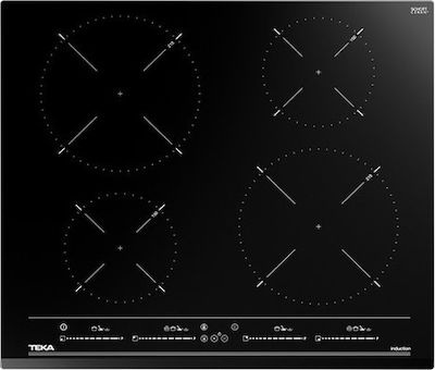 Teka IZC 64320 BK MSP Autonomous Cooktop with Induction Burners and Locking Function 60x51cm