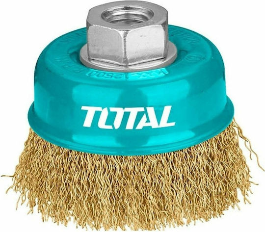 Total TAC31041 Wire Brush Bell 100mm Set of 10pcs