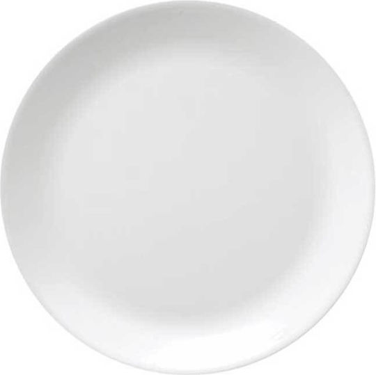 Servewell Urmi Teller Untiefe aus Melamin Weiß mit Durchmesser 18.5cm