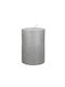 Zaros Decorative Candle Silver 7×10 cm