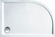 Sirene Ημικυκλική Ακρυλική Ντουζιέρα 120x80cm Λευκή