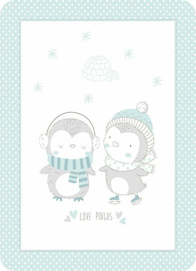 Kikka Boo Babydecken Kinderbett Love Pingus 110x140cm