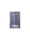 Gloria Romeo 80-1930 Cabin for Shower Semi-circular with Sliding Door 80x80x180cm Clear Glass Chrome