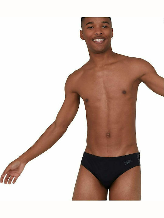 Speedo Boomstar Splice 7cm Men's Swimwear Slip Black