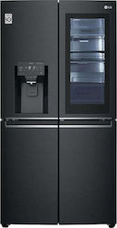 LG GMX945MC9F Ψυγείο Ντουλάπα 638lt Total NoFrost Υ179xΠ91.2xΒ73.8εκ. Μαύρο