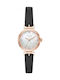 Elle Time & Jewelry Watch with Black Leather Strap ELL21004