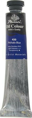 Phoenix Arts Oil Colour Λαδομπογιά 450 Phthalo Blue 50ml