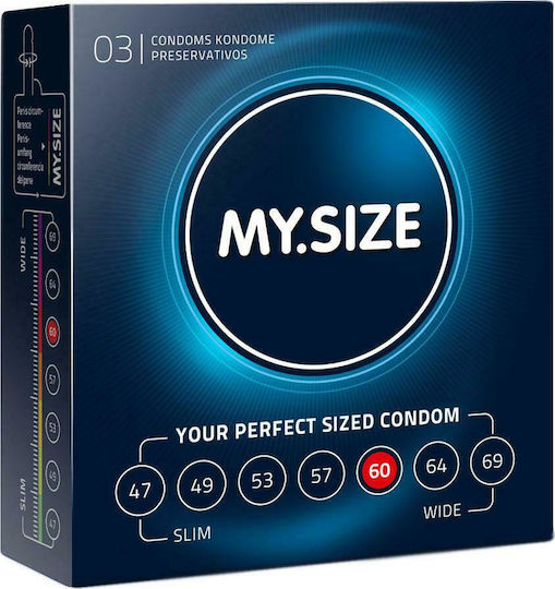 My Size 60mm Big Size Condoms 3pcs