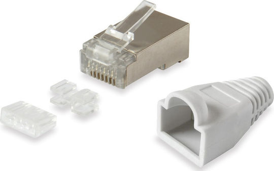 Equip Stecker RJ-45 männlich Weiß (121181)