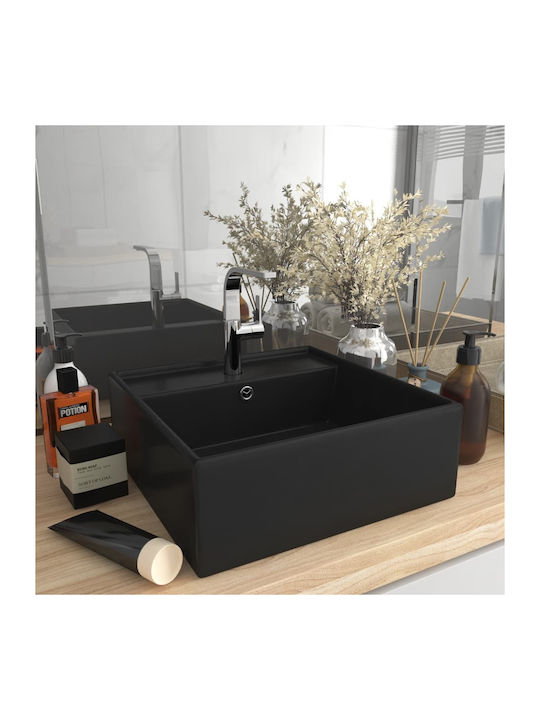 vidaXL Επικαθήμενος Νιπτήρας Κεραμικός 41x41x15...