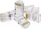 A-LAN Stecker RJ-45 männlich 100Stück Transparent (WT106)
