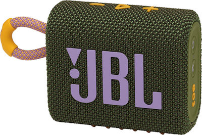 JBL Go 3 Αδιάβροχο Ηχείο Bluetooth 4.2W με Διάρκεια Μπαταρίας έως 5 ώρες Πράσινο