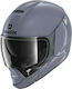 Shark Evojet Flip-Up Helmet 1450gr Grey Glossy