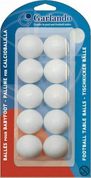 Garlando Football Table Balls Balls for Table Football 10pcs 03-432-057