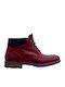 Commanchero Original Men's Leather Boots Burgundy