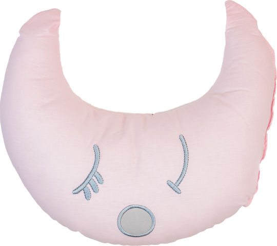 abo Crib Decorative Pillow Moon Pink