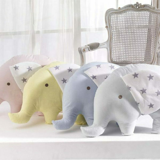 abo Crib Decorative Pillow Elephant Pink 41x34cm