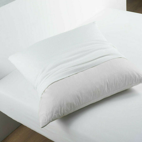 Douceur d'Intérieur Molleton Pillow Protector White 50x70cm.