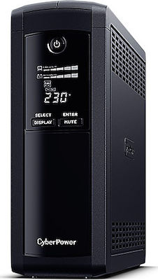 CyberPower VP1600EILCD UPS Line-Interactive 1600VA 960W with 8 IEC Power Plugs