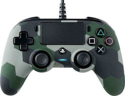 Nacon Wired Compact Gamepad για PS4 Camo Green