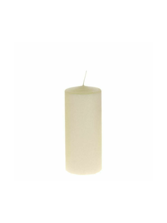 Iliadis Decorative Candle Ecru 335gr 1pcs