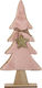 Weihnachtsdekoration Baum Dreieckig 60cm Rosa