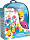 Lisciani Giochi Building Blocks with Baby Shark Carrying Backpack for 1+ Years 36 Pieces