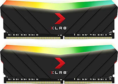 PNY XLR8 16GB DDR4 RAM mit 2 Modulen (2x8GB) und Geschwindigkeit 3200 für Schreibtisch