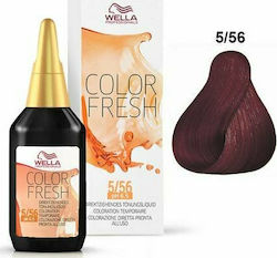 Wella Color Fresh Тонер 5/56 Светлокафяво черве...